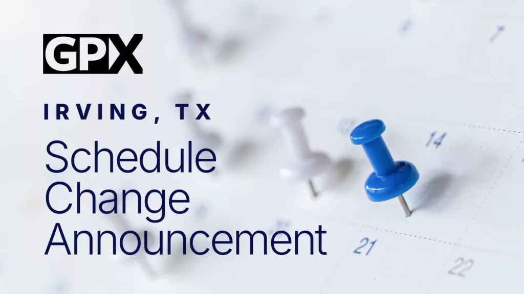 Irving Schedule Change